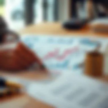 Strategic financial planning with charts and graphs