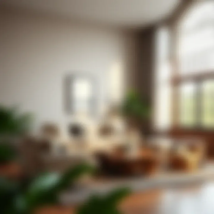 Ideal Home for Retirees A serene home environment highlighting a cozy living room