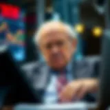 Warren Buffett analyzing stock market trends